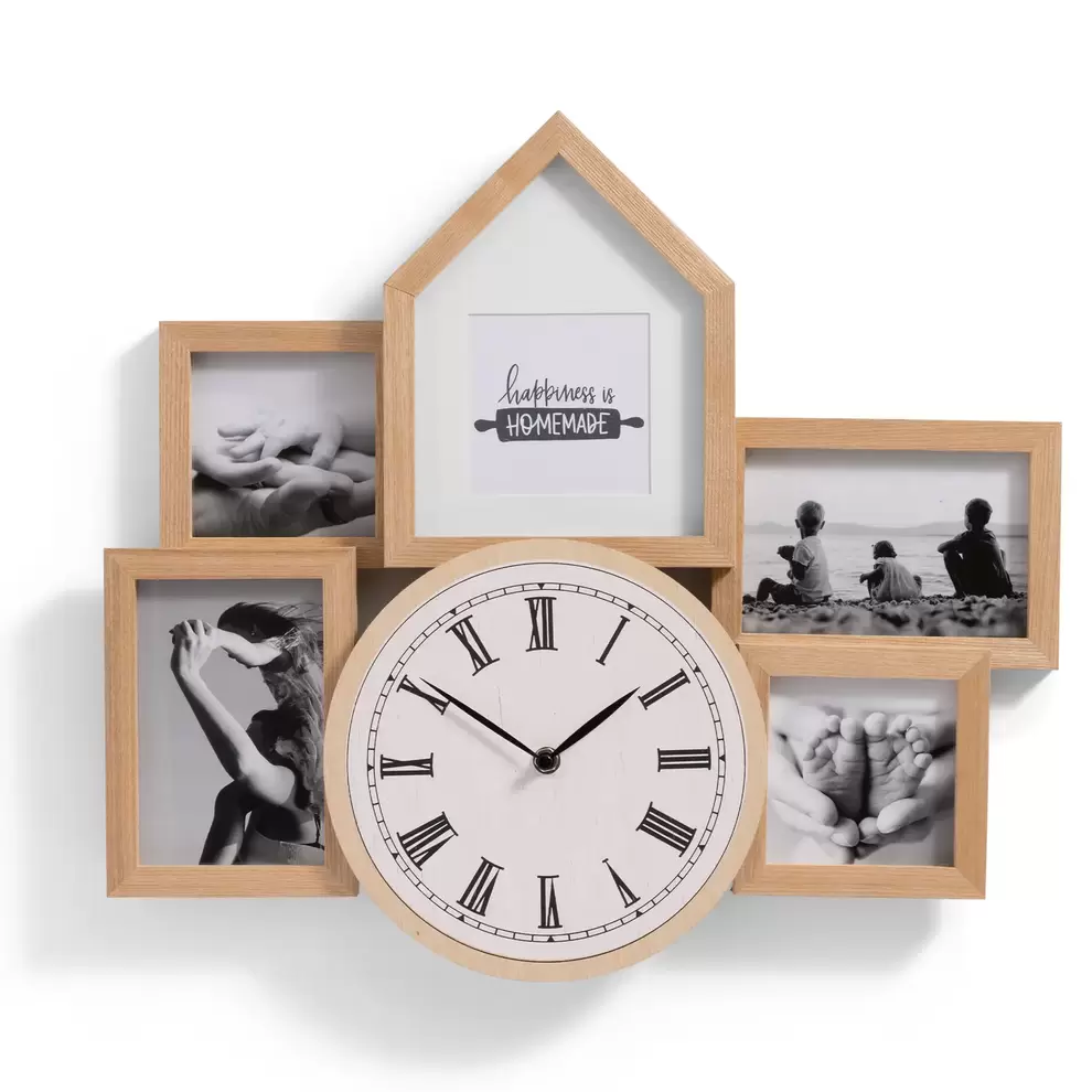 Clock Photo Frame. offers at £10 in Homebase