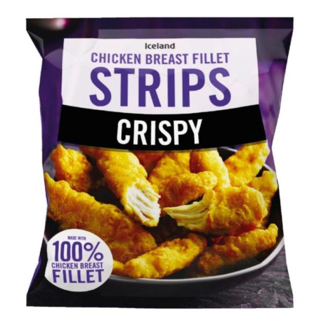 Iceland Crispy Chicken Breast Fillet Strips 500g offers at £4 in Iceland