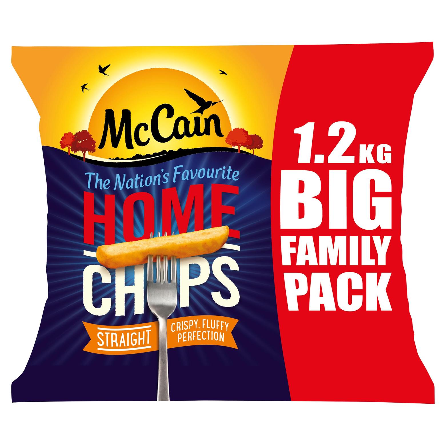 McCain Home Chips Straight Cut 1.2kg offers at £3.2 in Iceland