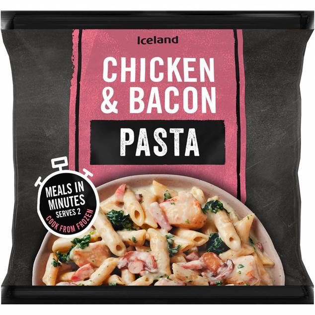 Iceland Chicken & Bacon Pasta 750g offers at £3.75 in Iceland