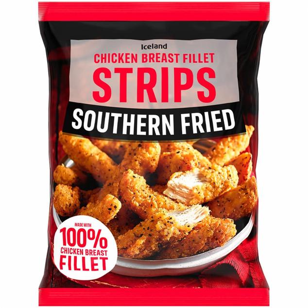Iceland Southern Fried Chicken Breast Fillet Strips 500g offers at £4 in Iceland