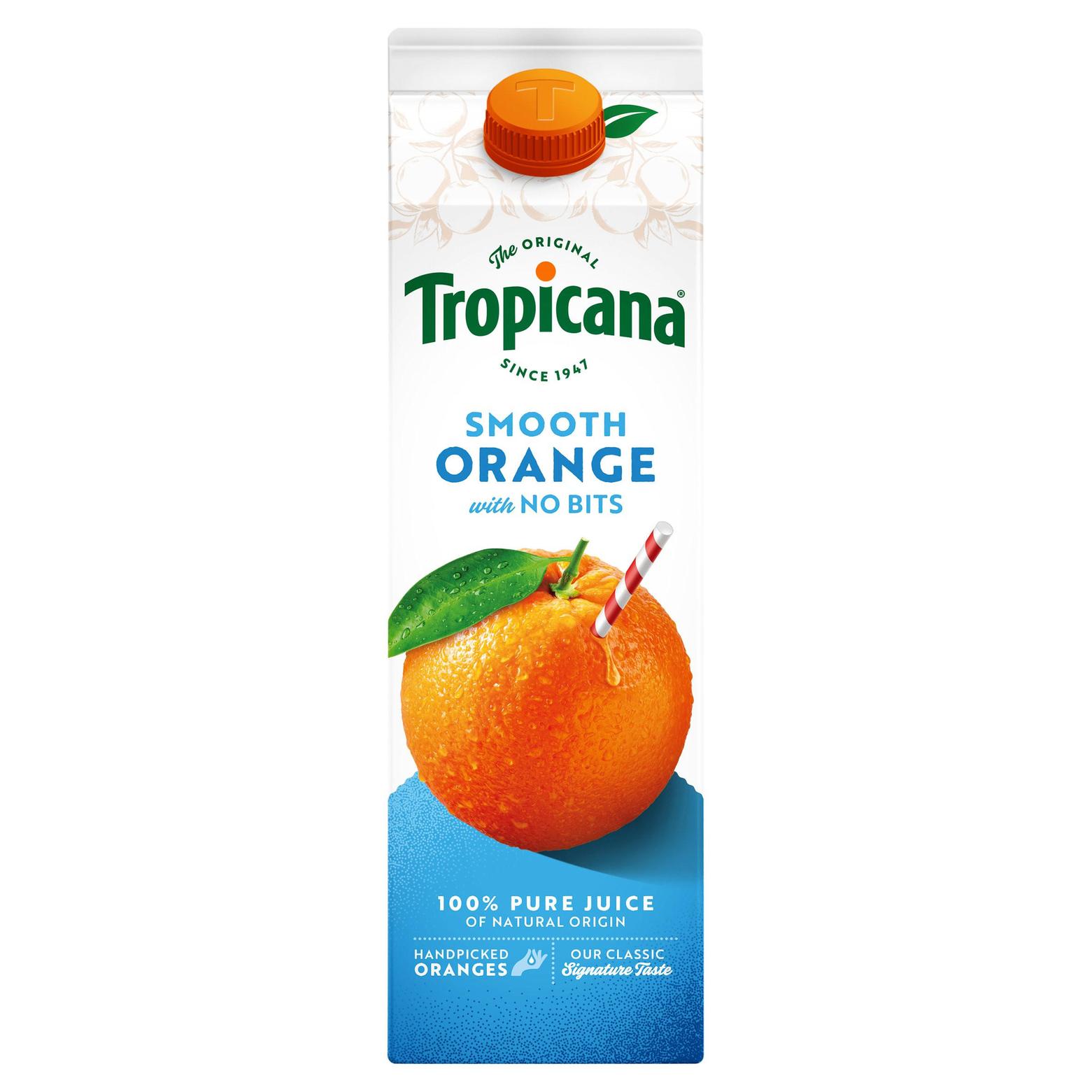 Tropicana Pure Smooth Orange Fruit Juice 900ml offers at £3 in Iceland