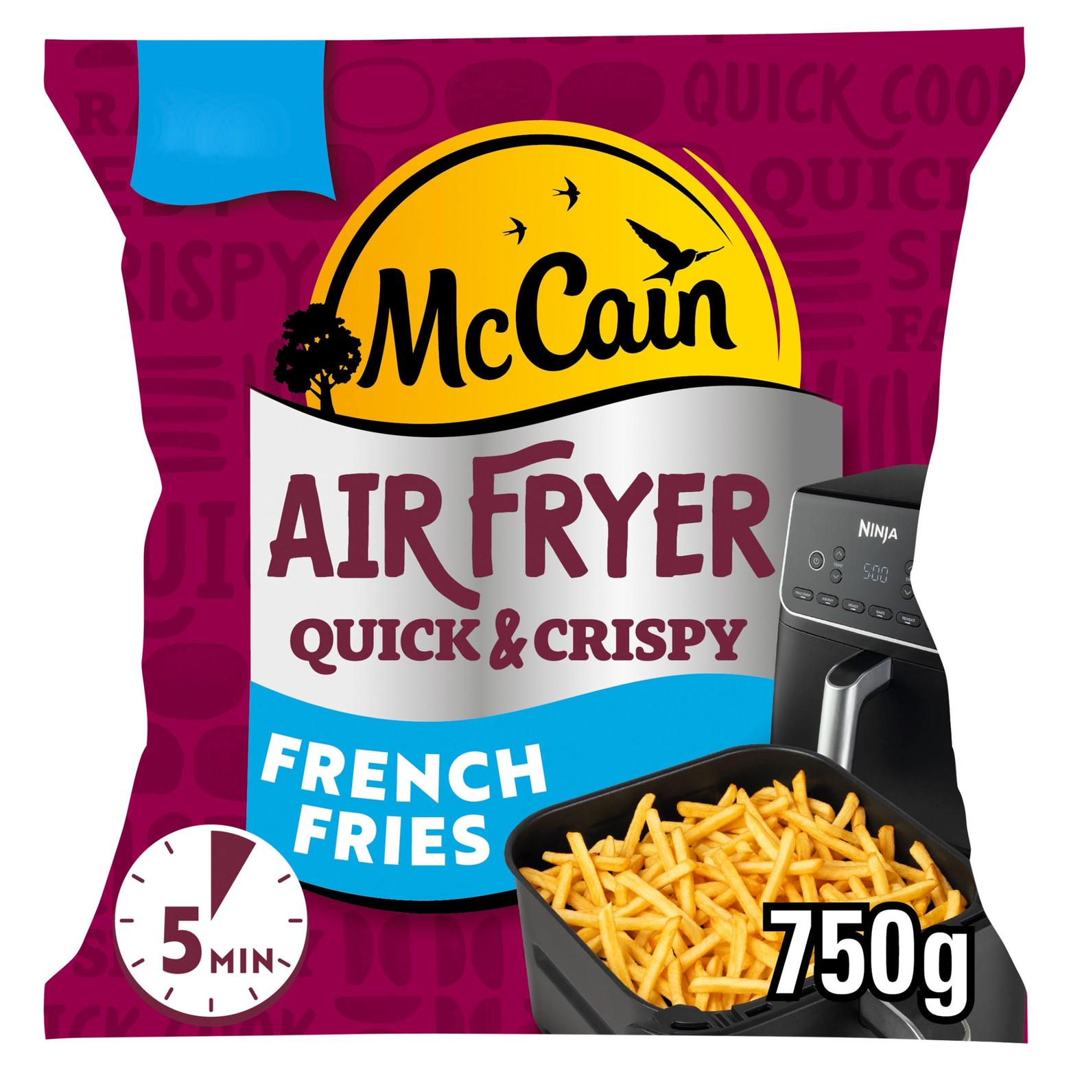 McCain Air Fryer Quick & Crispy French Fries 750g offers at £3.75 in Iceland