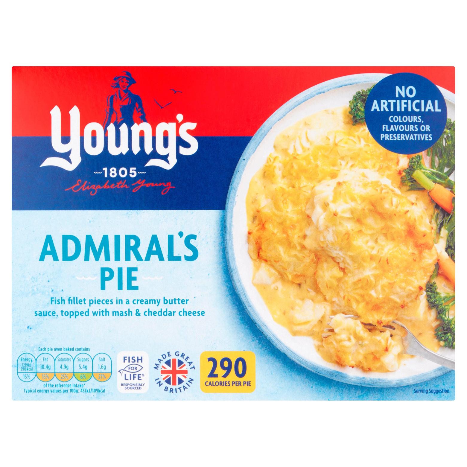 Young's Admiral's Pie 300g offers at £2 in Iceland