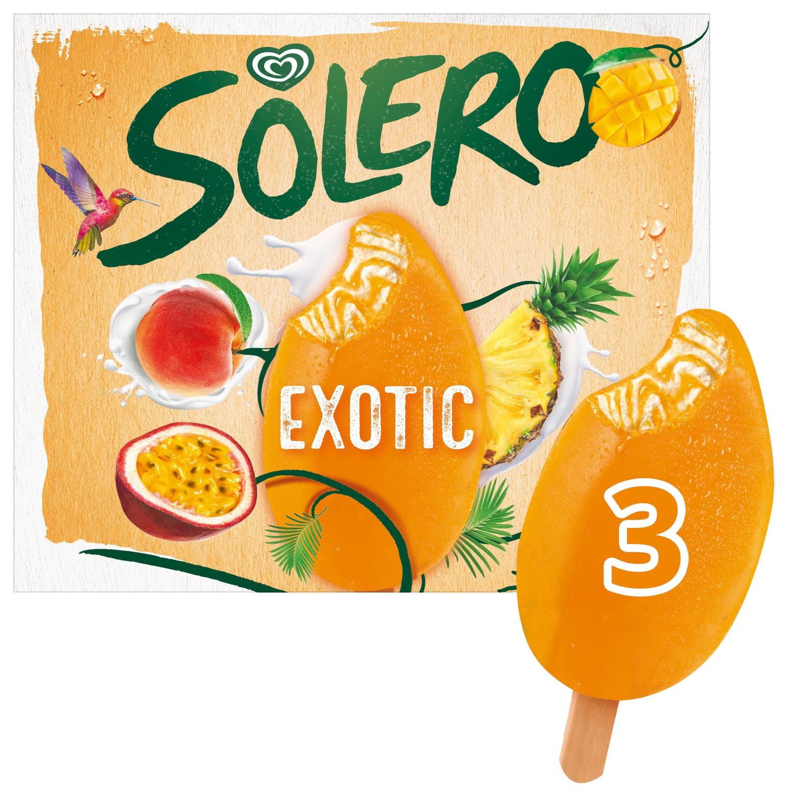 Solero  Ice Cream Exotic 3 x 90 ml offers at £2.75 in Iceland