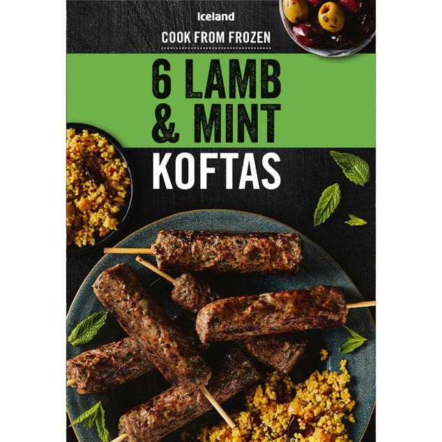 Iceland 6 Lamb & Mint Koftas 300g offers at £3.5 in Iceland
