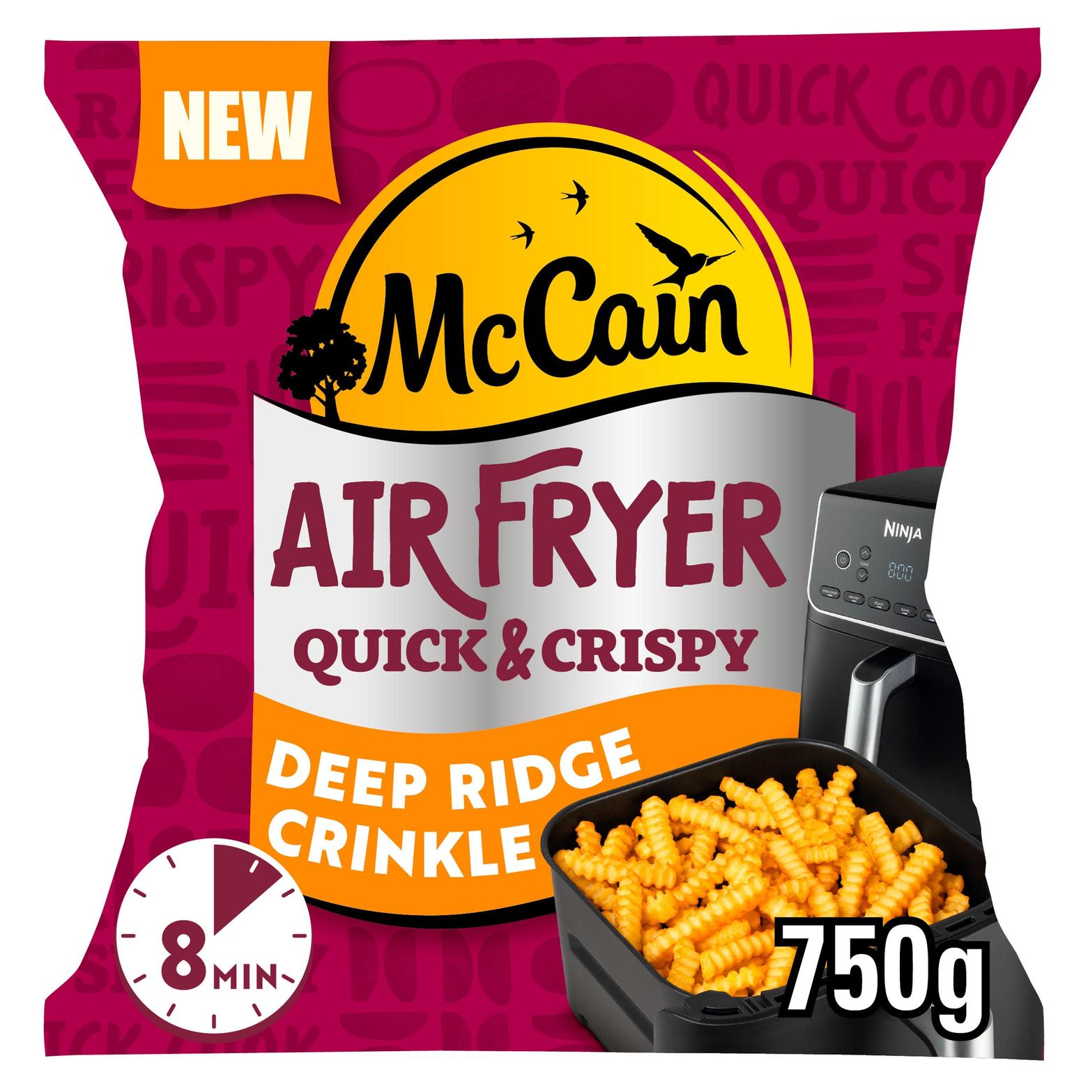 McCain Air Fryer Deep Ridge Crinkle 750g offers at £3.75 in Iceland