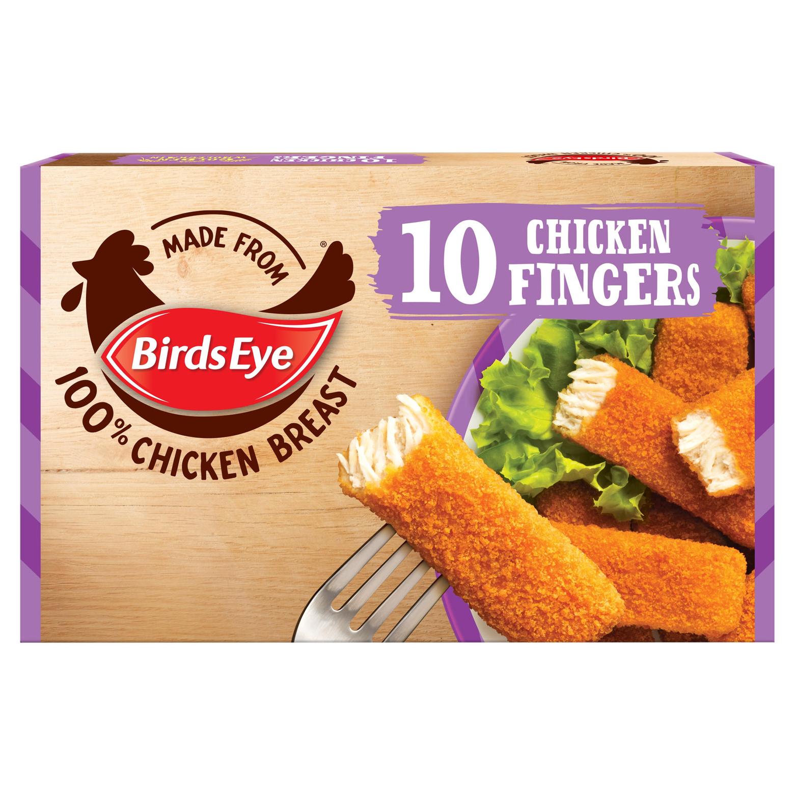 Birds Eye 10 Breaded Chicken Fingers 250g offers at £2.5 in Iceland