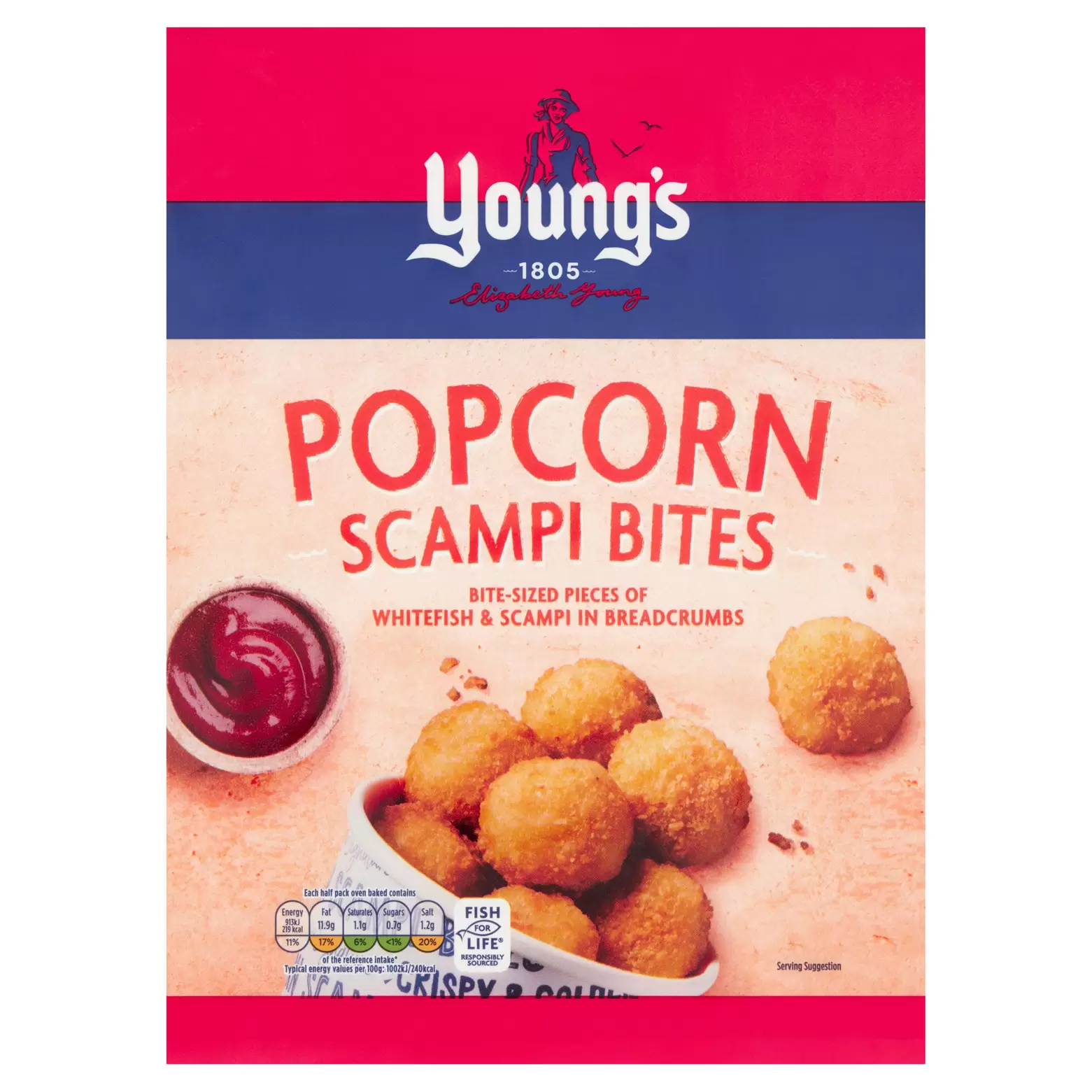 Young's Popcorn Scampi Bites 190g offers at £1 in Iceland