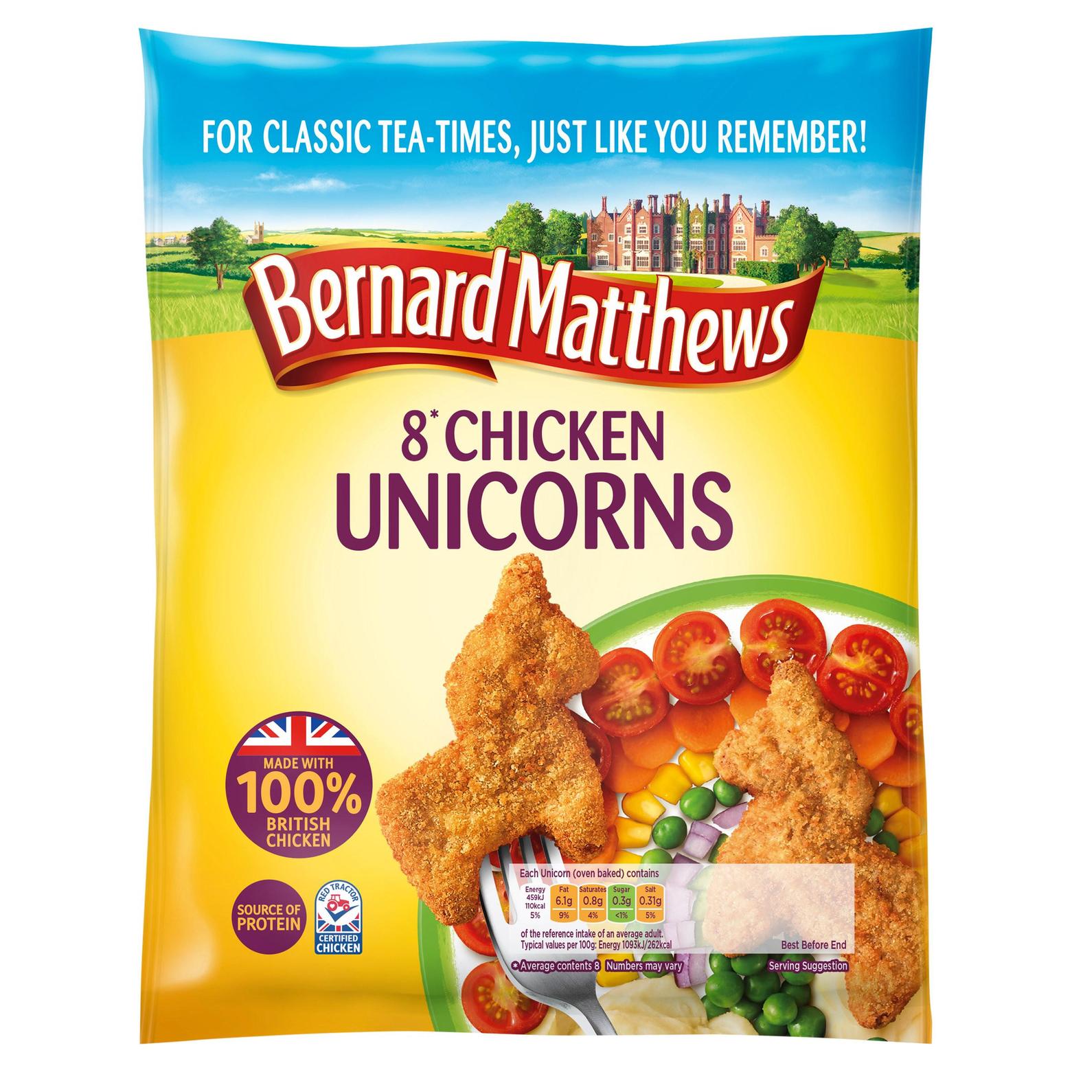 Bernard Matthews 8 Chicken Unicorns 336g offers at £1 in Iceland