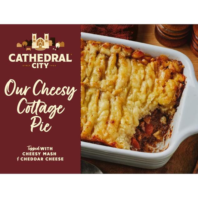 Cathedral City Our Cheesy Cottage Pie 400g offers at £3.75 in Iceland