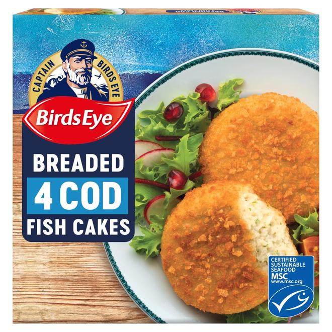 Birds Eye Breaded Cod 4 Fish Cakes 198g offers at £1.5 in Iceland