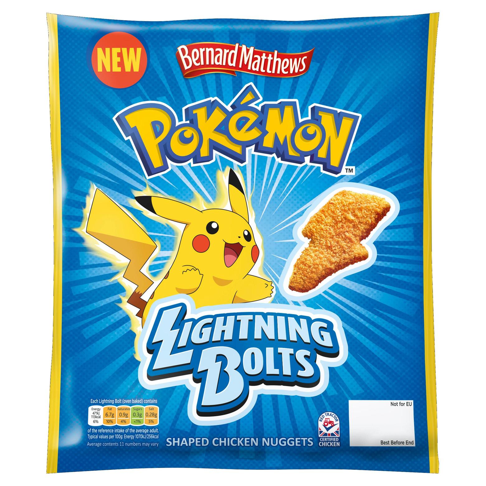 Bernard Matthews Pokemon Lightning Bolts 550g offers at £3.5 in Iceland
