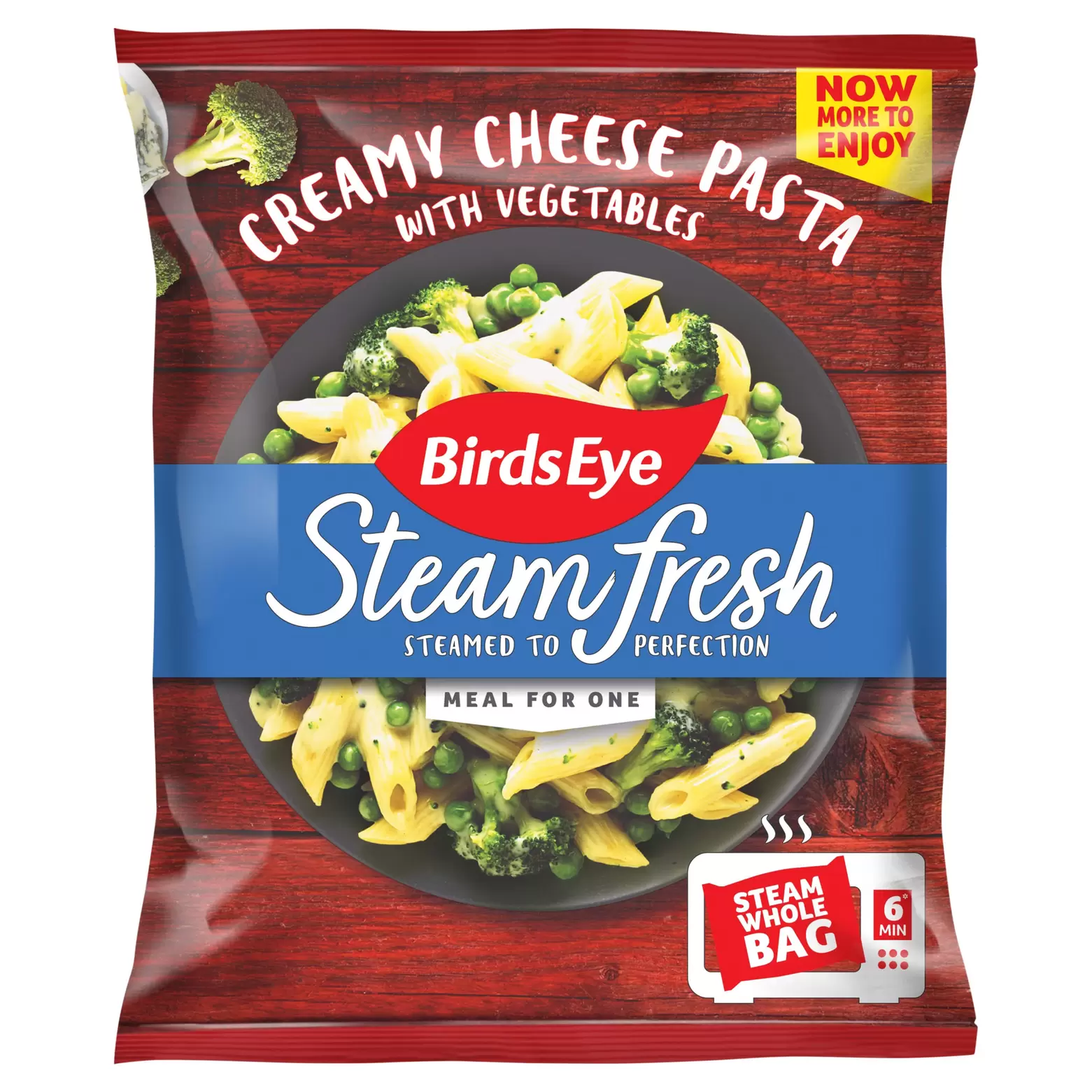 Birds Eye Steamfresh Creamy Cheese Vegetable Pasta Meal for 1 400g offers at £2.9 in Iceland