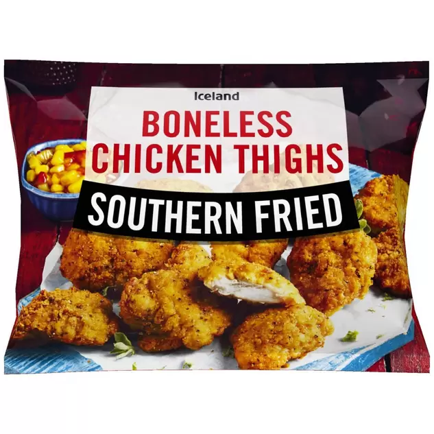 Iceland Southern Fried Boneless Chicken Thighs 500g offers at £4 in Iceland