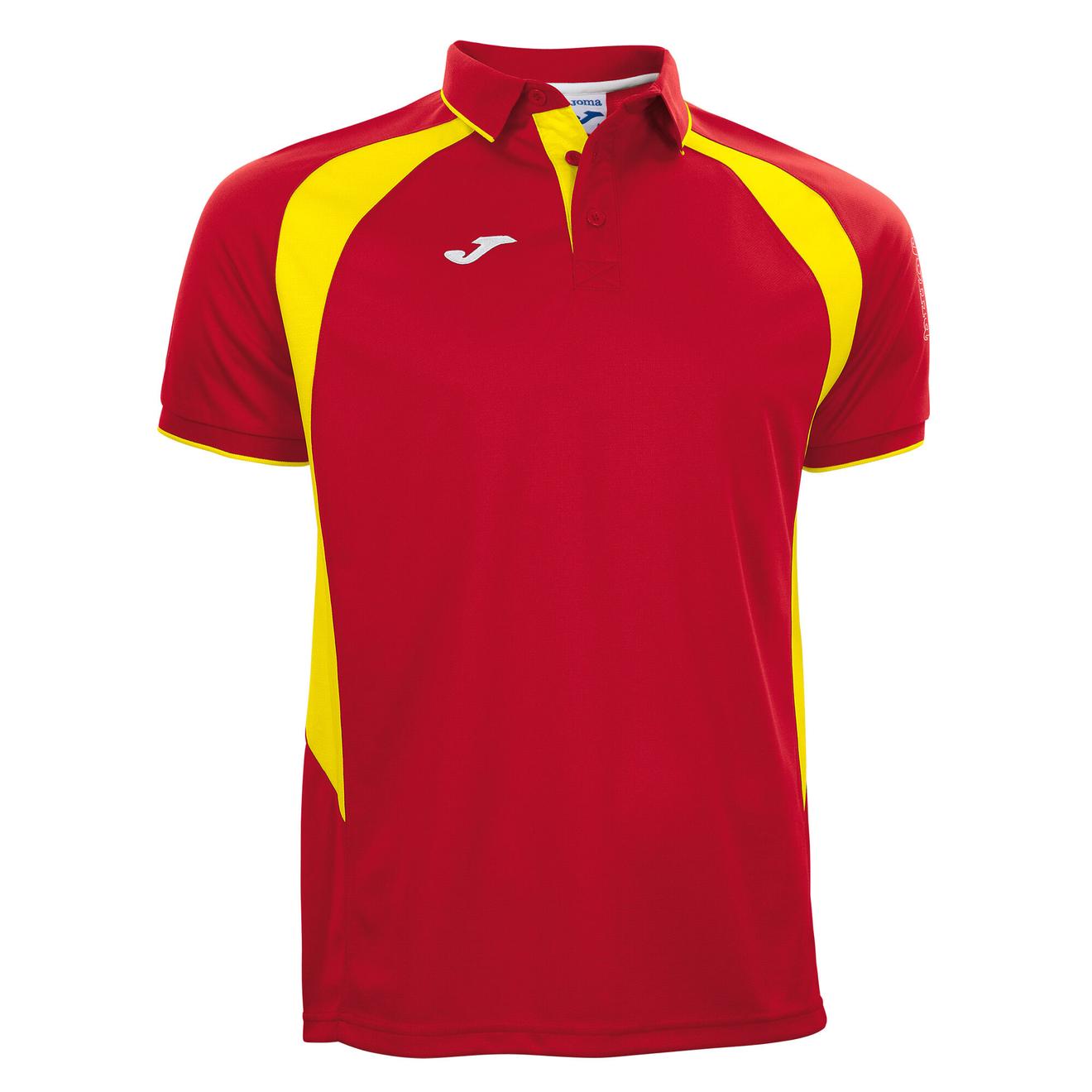 Polo shirt short-sleeve man Championship III red yellow offers at £10.5 in Joma