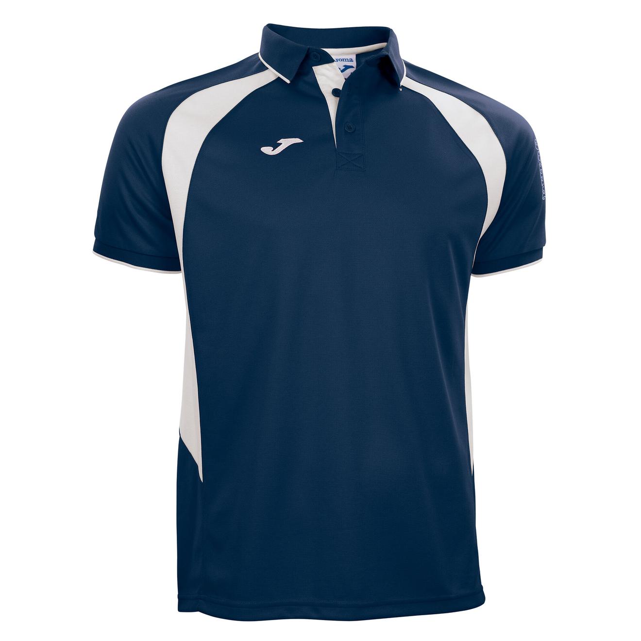 Polo shirt short-sleeve man Championship III navy blue white offers at £10.5 in Joma