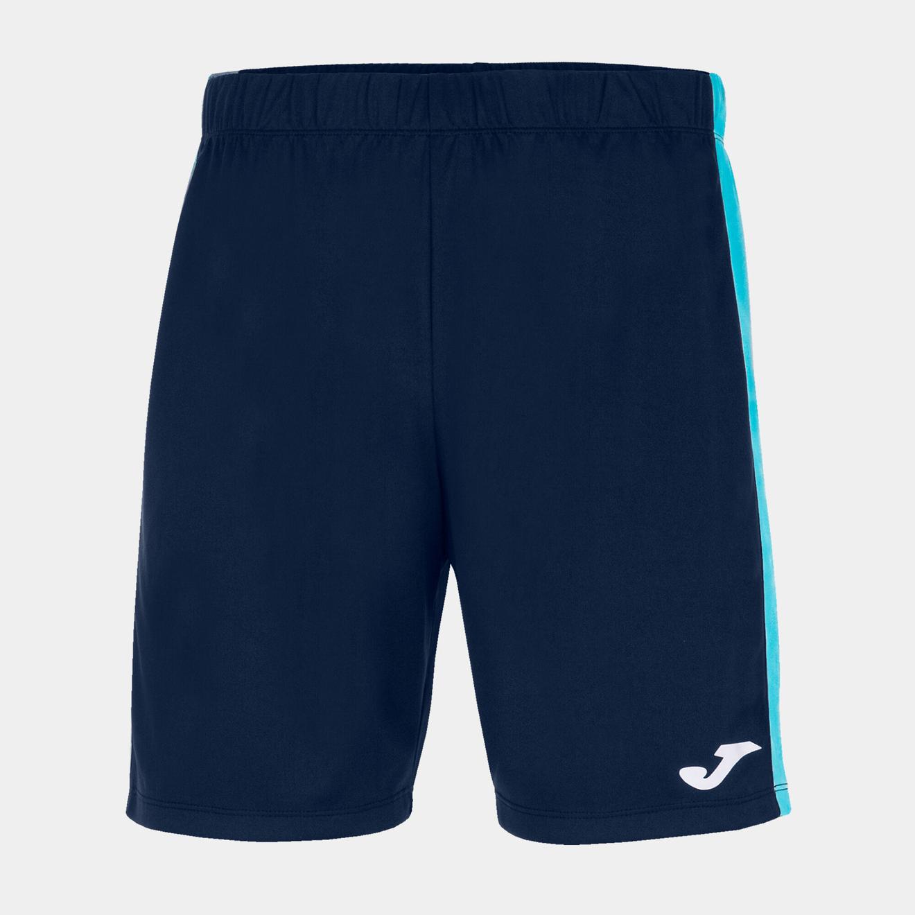 Shorts man Maxi navy blue fluorescent turquoise offers at £10.35 in Joma