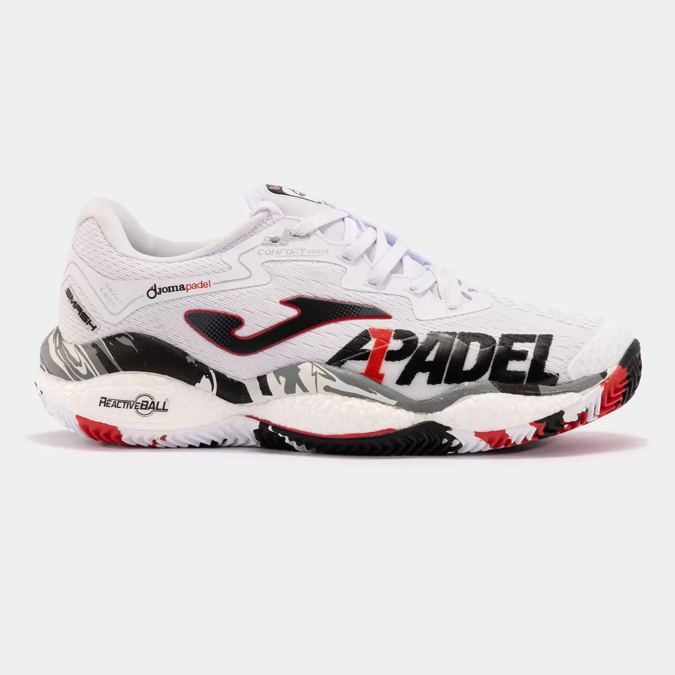 Shoes A1 Padel clay unisex white offers at £120 in Joma