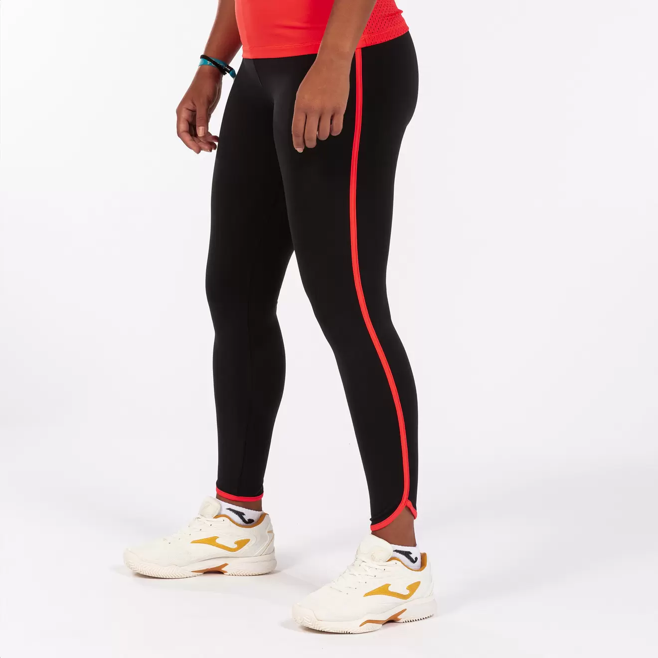 Long tights woman Combi Torneo black coral offers at £24.6 in Joma