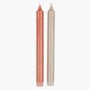 Taper candle JULIAN H25cm pack of 2 offers at £2 in JYSK