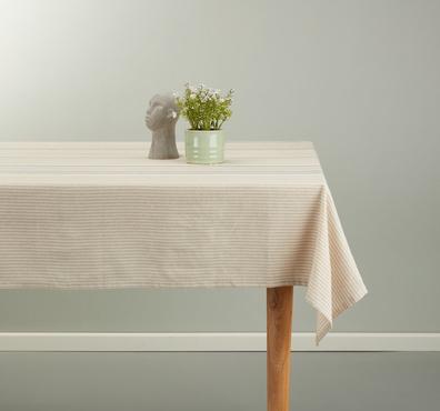 Tablecloth BUSKVIKKE 140x240 beige SDP offers at £10 in JYSK