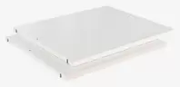 Shelves SATTRUP 73x48 pack of 2 white offers at £10 in JYSK