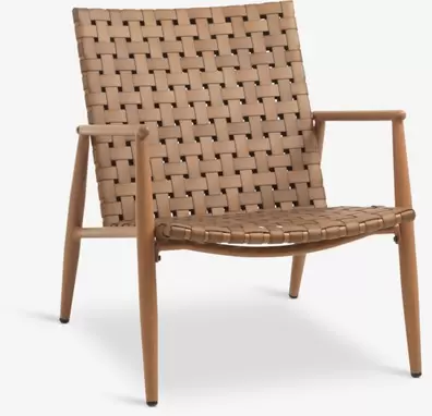 Lounge chair EDDERUP natural offers at £80 in JYSK