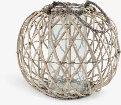 Lantern LAPPSANGER D38xH32cm natural offers at £17.5 in JYSK