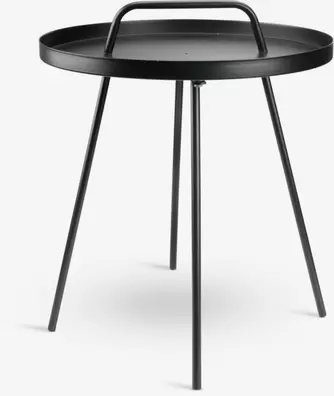 Side table IDRE D45xH52 black offers at £20 in JYSK