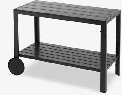 Trolley VALLEBO W45xL100xH74 black offers at £85 in JYSK