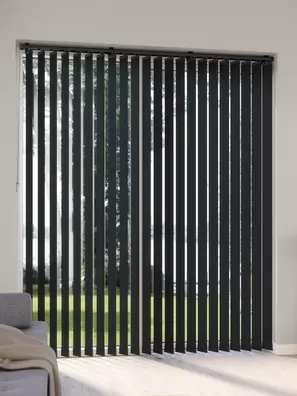 Vertical blind ROGEN 300x250cm black offers at £20 in JYSK